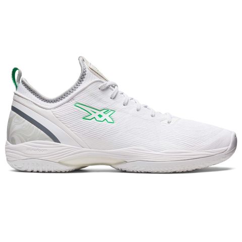 【アシックス/asics】GLIDE NOVA FF 2 グライドノヴァ ホワイト/グリーン 28.5cm (1061A038 107) バスケット  バスケ シューズ メンズ バッシュ 2Ｅ 【同梱不可】[▲][ZX] 【同梱不可】