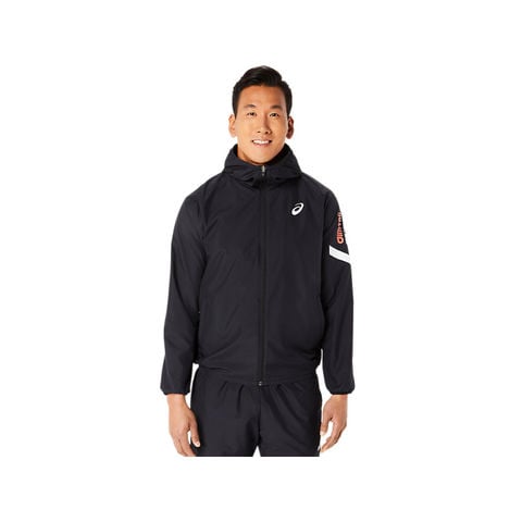 【asics/アシックス】2031E256 A-I-M WIND BREAKER JACKET トレーニング SA メンズ ウェア  パフォーマンスブラック S サイズ 【同梱不可】[▲][ZX] 【同梱不可】