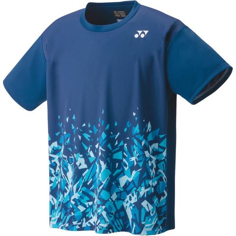 【YONEX/ヨネックス】半袖 ユニドライＴシャツ ブルー Mサイズ 日本製 ウェア トップス 16645 【同梱不可】[▲][ZX] 【同梱不可】