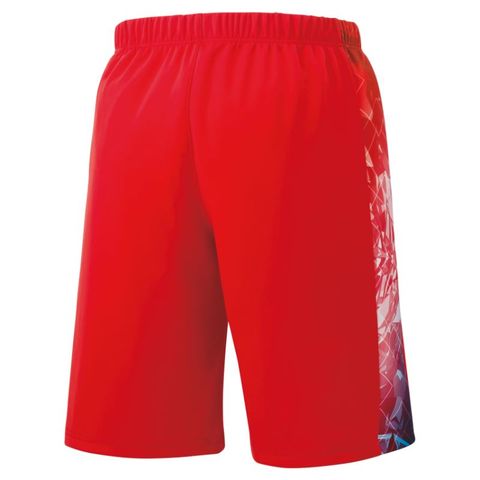 【YONEX/ヨネックス】メンズニットハーフパンツ サンセットレッド S バドミントン メンズ 15177 【同梱不可】[▲][ZX] 【同梱不可】