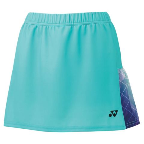 【YONEX/ヨネックス】ウィメンズスカート インナースパッツ付 ウォーターグリーン M バドミントン レディース 女性 26131  【同梱不可】[▲][ZX] 【同梱不可】