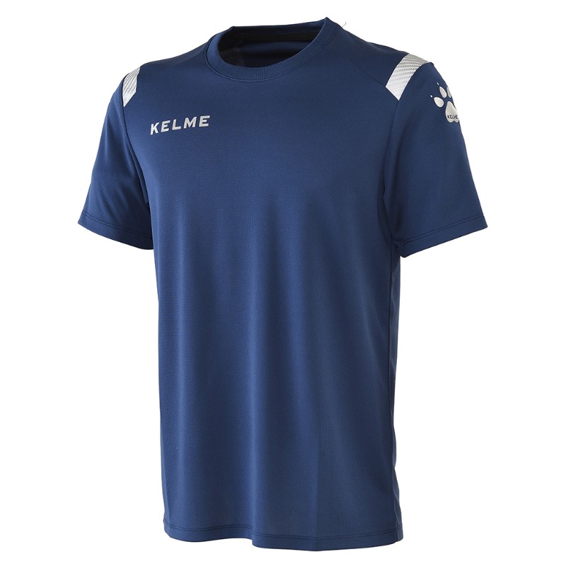 【KELME/ケルメ】Sサイズ プラクティスシャツ ネイビー サッカー フットサル 半袖 トレーニング シャツ 3891544  【同梱不可】[▲][ZX]