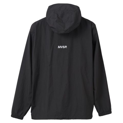 DESCENTE/デサント】ナイロンスパンライク アノラックパーカー BK