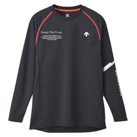 DESCENTE/デサント】長袖バレーボールシャツ BK ブラック O