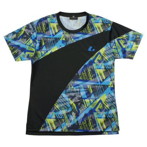 【ルーセント / LUCENT】Uni ゲームシャツ（襟なし） ブルー SS テニス ソフトテニス ウェア ユニ 【同梱不可】[▲][ZX]  【同梱不可】