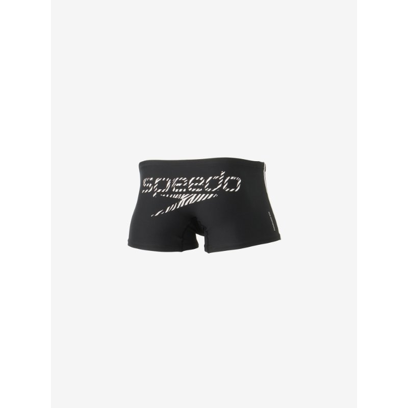 【スピード/speedo】Oサイズ ZEBRA STACK T-BOX スイム 水着(メンズ) ST52410 ブラック×ホワイト  【同梱不可】[▲][ZX]