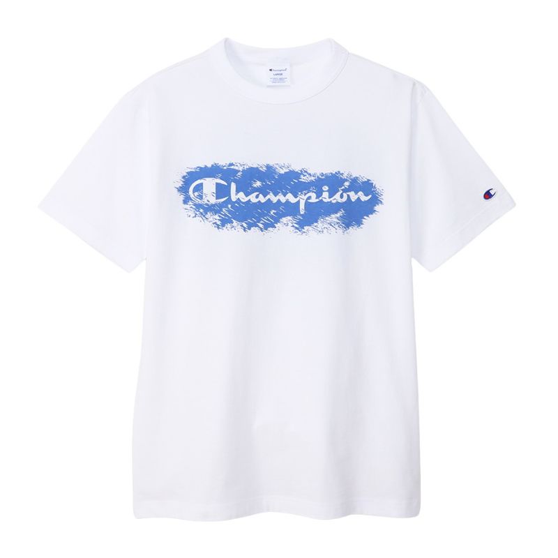 【CHAMPION/チャンピオン】Lサイズ ショートスリーブ Tシャツ 半袖 (メンズ) 010/ホワイト C3-Z344 【同梱不可】[▲][ZX]