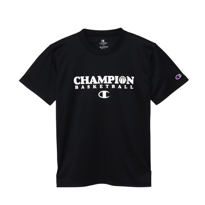 【CHAMPION/チャンピオン】160サイズ ミニ Tシャツ 半袖 バスケット ウェア (キッズ) 090/ブラック CK-ZB321  【同梱不可】[▲][ZX]