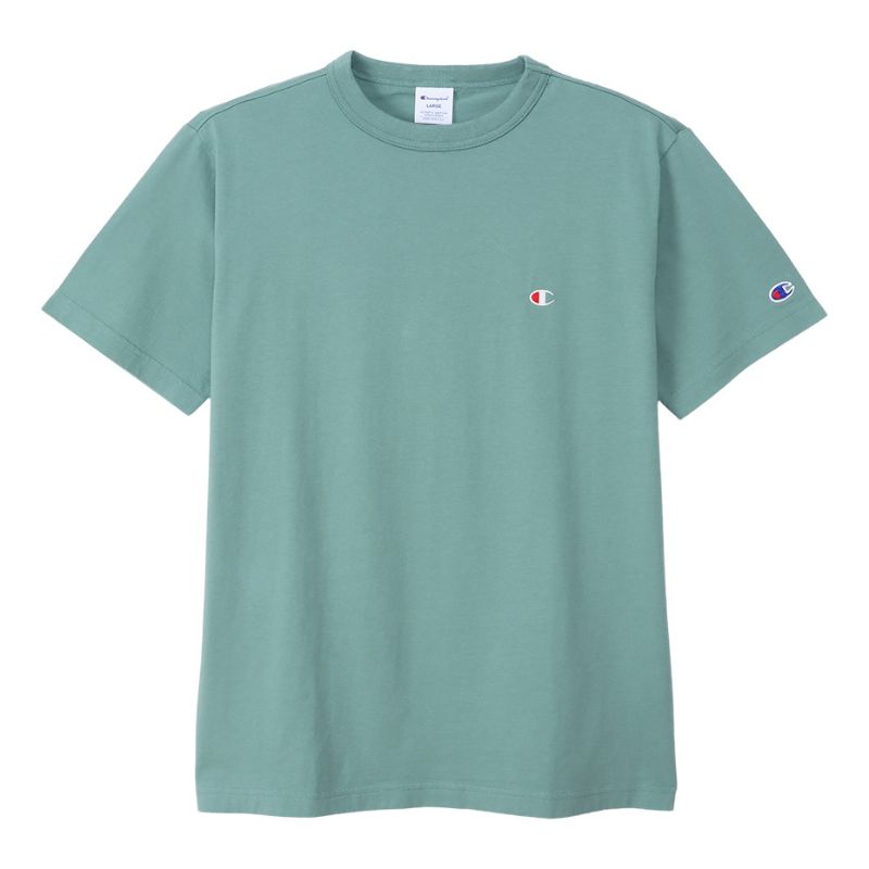 【CHAMPION/チャンピオン】XLサイズ ショートスリーブ Tシャツ 半袖 (メンズ) 522/ミネラルグリーン C3-X352  【同梱不可】[▲][ZX]