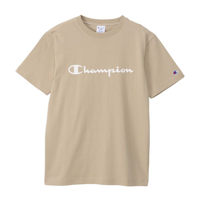 【CHAMPION/チャンピオン】Lサイズ 半袖 ポケット Tシャツ (メンズ) 782/サンドベージュ C3-X358 【同梱不可】[▲][ZX]