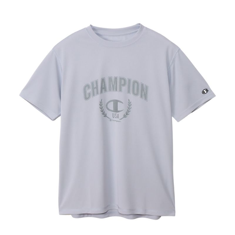 【CHAMPION/チャンピオン】Mサイズ ショートスリーブ Tシャツ 半袖 ウェア (メンズ) 190/グレイッシュパープル C3-ZS302  【同梱不可】[▲][ZX]