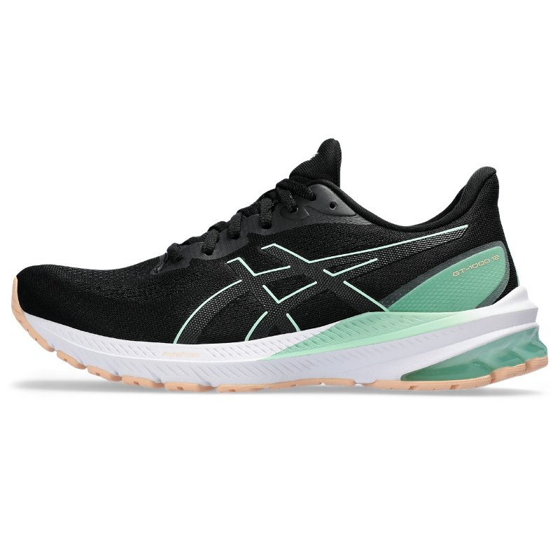 【asics/アシックス】24.5cm GT-1000 12 1012B450 Black/Mint Tint ランニング シューズ（レディース）  【同梱不可】[▲][ZX]