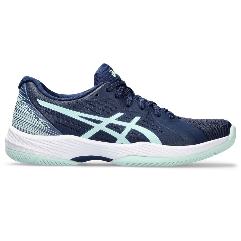 【asics/アシックス】25.0cm SOLUTION SWIFT FF テニス シューズ (レディース) ブルーEX×Pブルー 1042A197  【同梱不可】[▲][ZX]