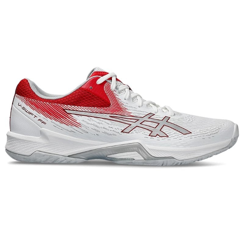 【asics/アシックス】24.0cm V-SWIFT FF 4 1053A066 White/Classic Red バレーボール シューズ（ユニ）  【同梱不可】[▲][ZX]