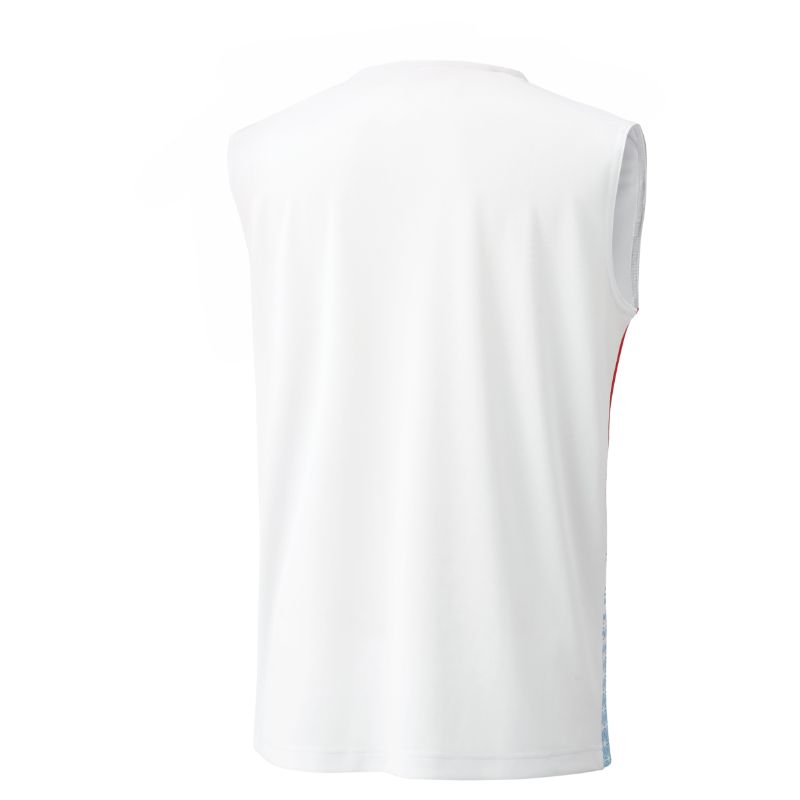 【ヨネックス/YONEX】Sサイズ メンズゲームシャツ (ノースリーブ) 10616 テニス バドミントン アパレル (メンズ) ホワイト  【同梱不可】[▲][ZX]