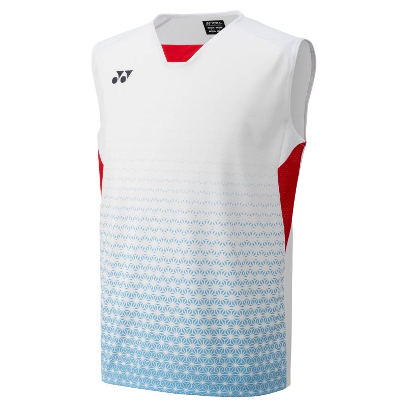 【ヨネックス/YONEX】Sサイズ メンズゲームシャツ (ノースリーブ) 10616 テニス バドミントン アパレル (メンズ) ホワイト  【同梱不可】[▲][ZX]