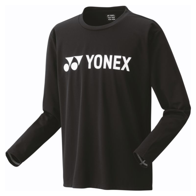 【ヨネックス/YONEX】Oサイズ ユニ ロングスリーブTシャツ 16802 テニス バドミントン アパレル (ユニ) ブラック  【同梱不可】[▲][ZX]