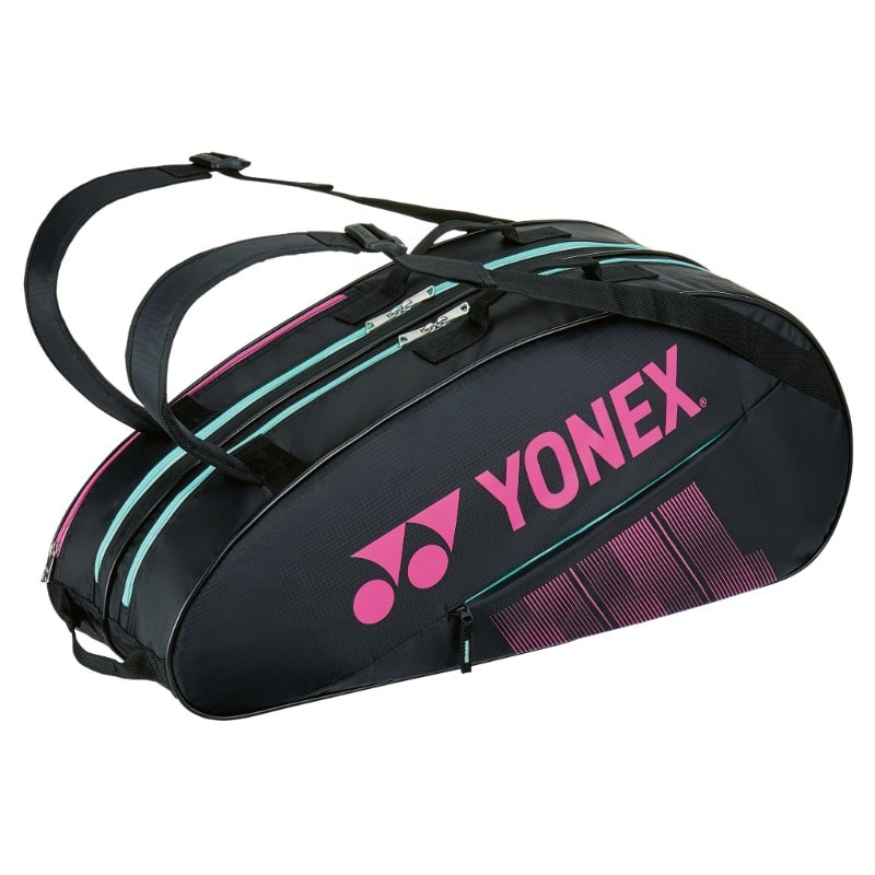 【YONEX/ヨネックス】ラケットバッグ6（リュックツキ） ピンク/グリーン テニス バドミントン バッグ BAG2332R 【同梱不可】[▲][ZX]