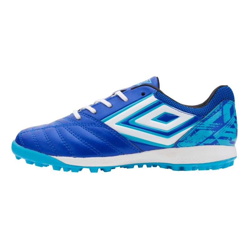 【umbro/アンブロ】21.0cm アクセレイタ－ TR JR WIDE ジュニア サッカー シューズ UU4XJB01BL ブルー  【同梱不可】[▲][ZX]