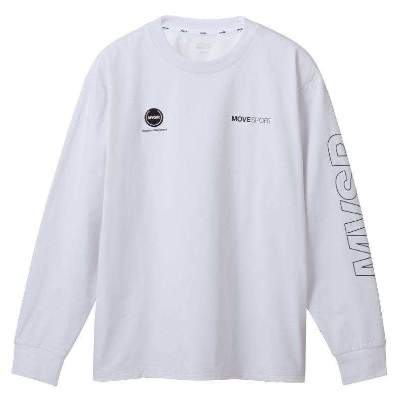 【DESCENTE/デサント】Mサイズ SUNSCREEN TOUGH ロングスリーブシャツ 長袖 DMMXJB52 ホワイト  【同梱不可】[▲][ZX]