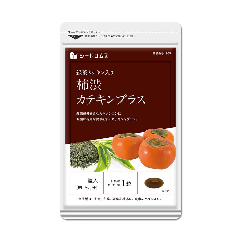 カテキン入り柿渋カプセル 約3ヶ月分【送料無料】