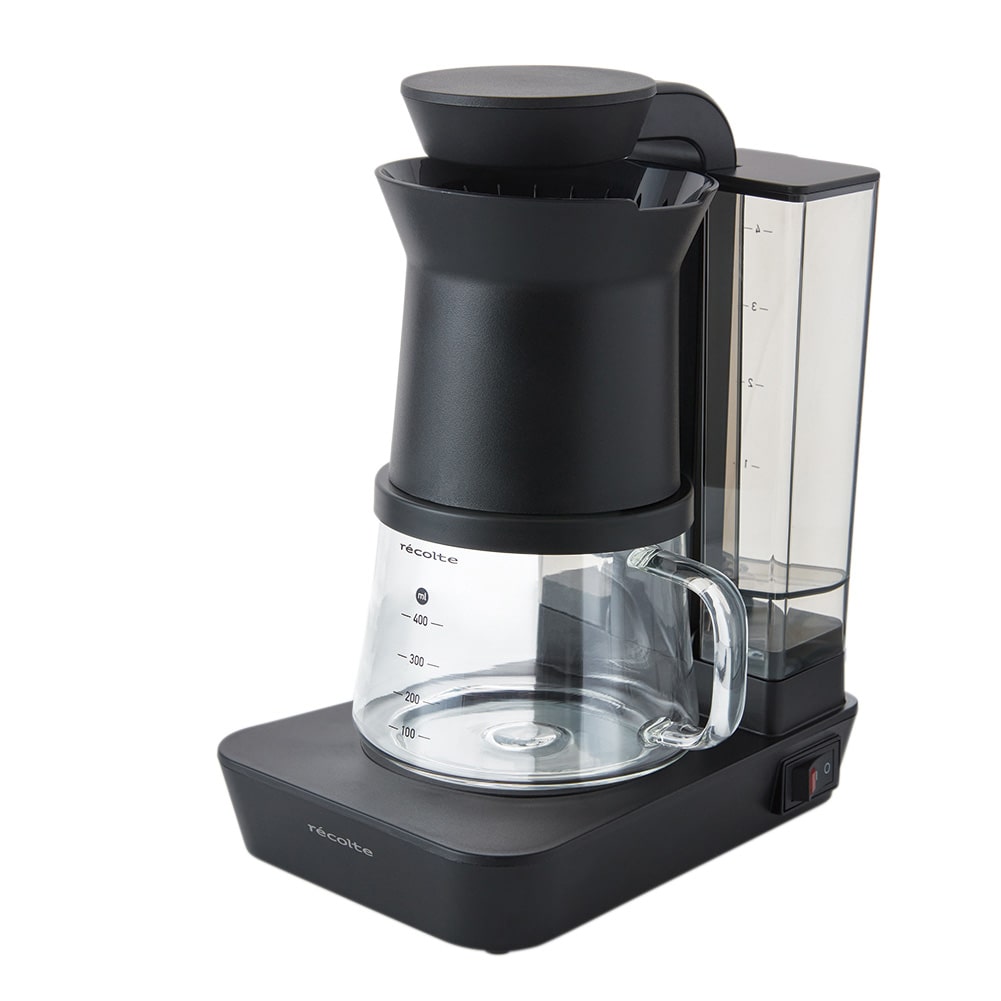 レコルト レインドリップコーヒーメーカー recolte Rain Drip Coffee Maker RDC-1 ≪ブラック≫ コーヒーメーカー おしゃれ コーヒー ドリッパー コンパクト 保温 4杯 美味しい 2way ハンドドリップ 自動 母の日 父の日 ギフト プレゼント 結婚祝い