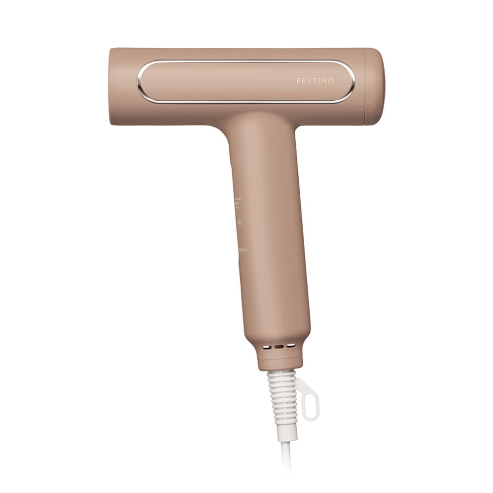 正規店 フェスティノ ツヤモイストドライヤー FESTINO Tsuyamoist Dryer ≪シャイニーブラウン SMHB-029-BR≫ ヘアドライヤー 軽量 速乾 マイナスイオン おしゃれ ツヤ 遠赤外線 冷風 温風 ヘアケア 旅行 ホワイト ギフト プレゼント