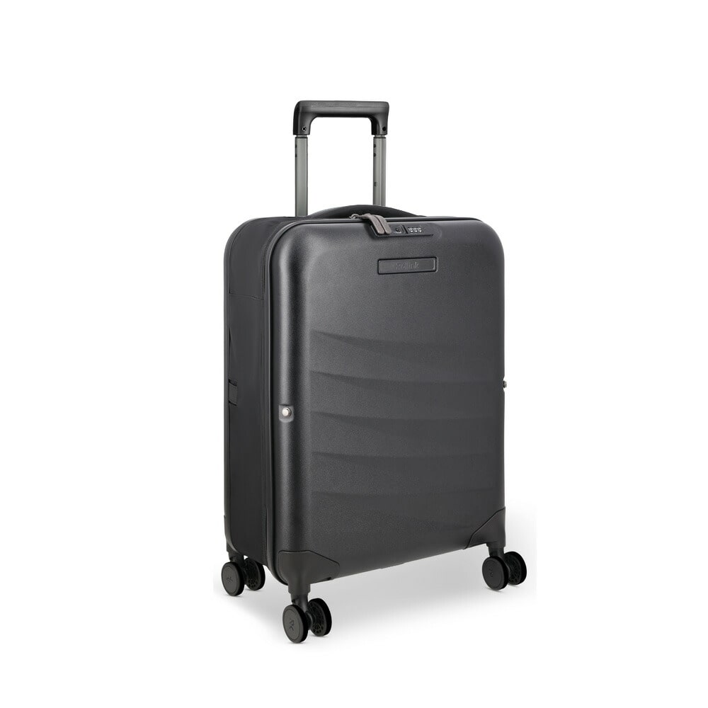 Rollink FLEX MONO スーツケース ≪40L/ブラック≫ 折り畳みスーツケース 機内持ち込み キャリーケース 伸縮 TSAロック 静音 軽量 国内旅行 小型 出張 縮む 折りたたみ式 キャリーバッグ 大容量 おしゃれ 国内 旅行 4輪 2泊3日