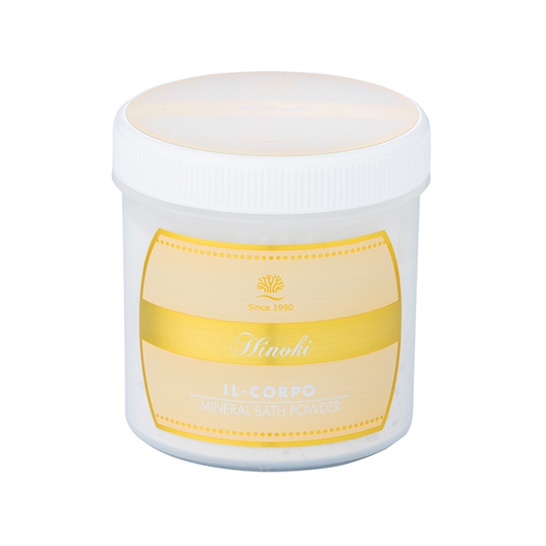 【正規販売品】 イルコルポ ミネラルバスパウダー ヒノキ 600g ミネラルバスパウダー 冷え性改善 デトックス リオネル コスメ メンズコスメ