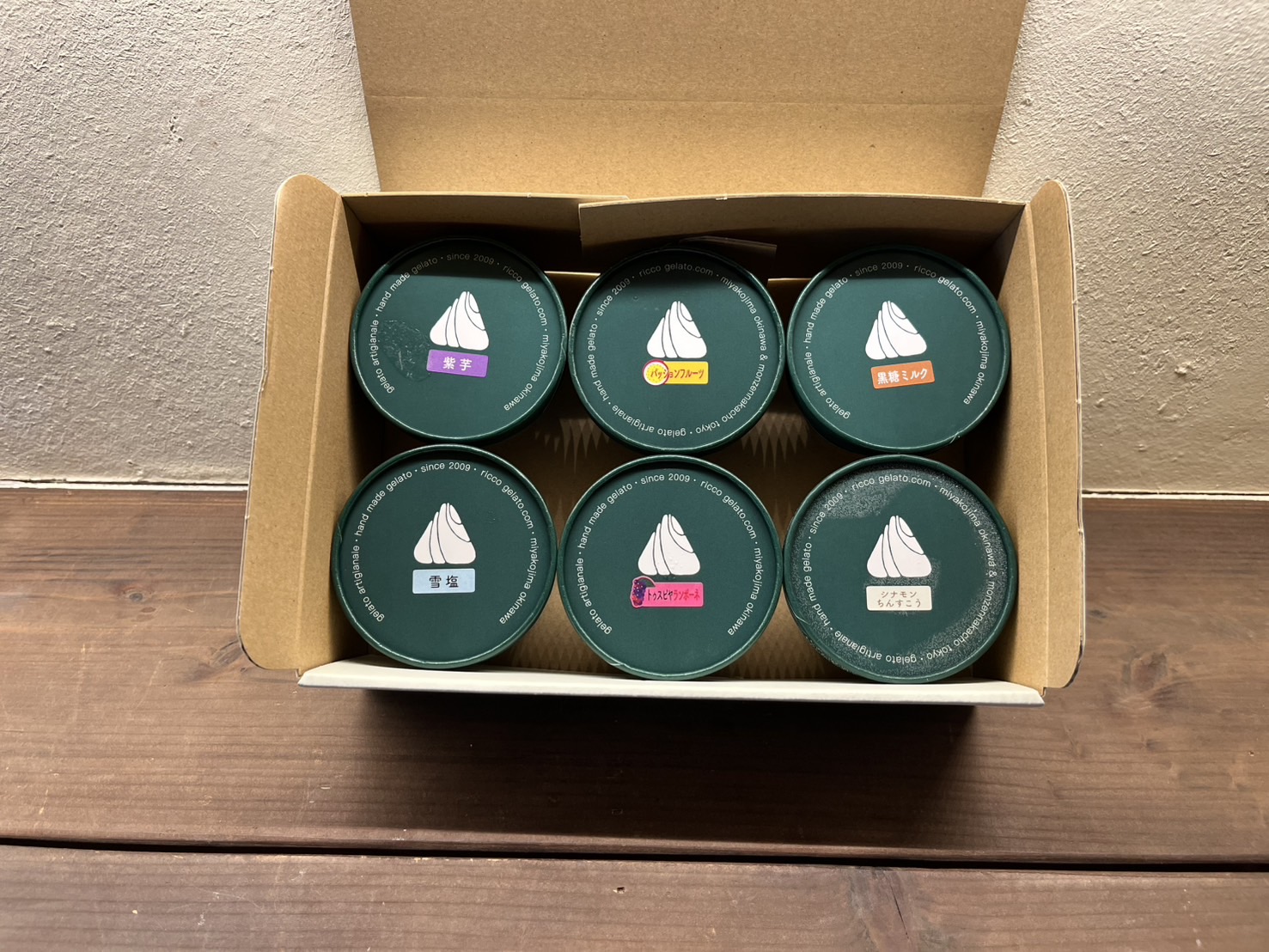 リッコジェラート詰め合わせ 6個入り