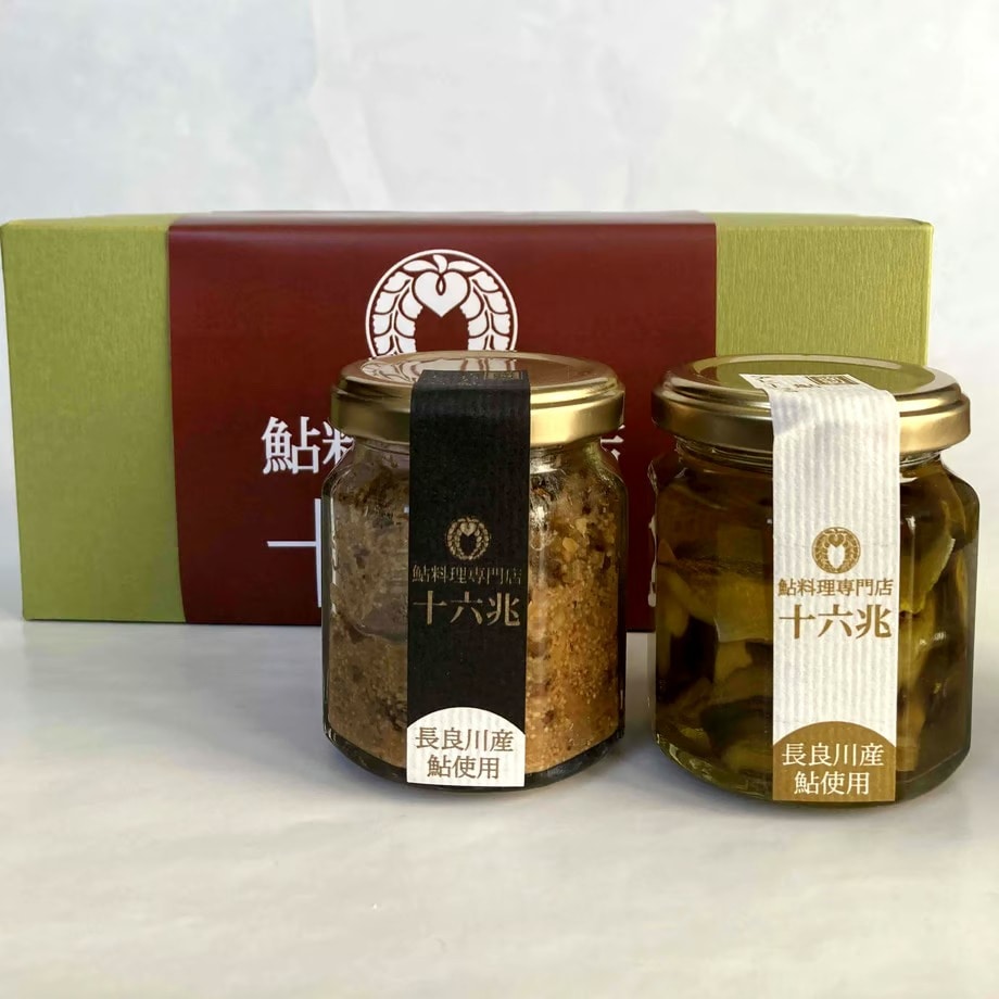 子持ち鮎しぐれ×鮎アヒージョ