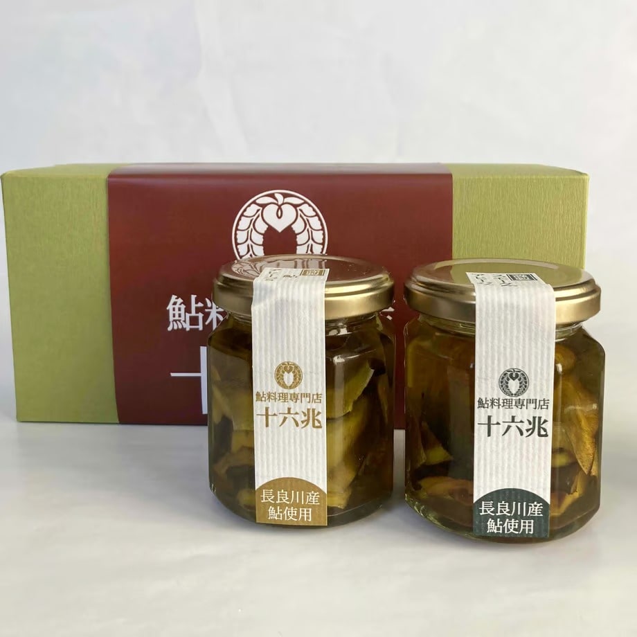 鮎アヒージョ食べ比べ(鮎アヒージョ×1/スモーク鮎アヒージョ×1)