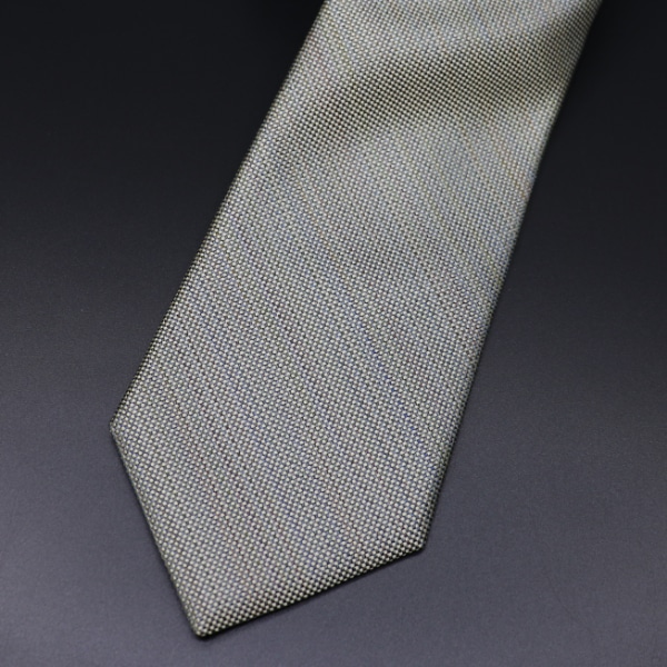 泥染めネクタイ【クリーム】