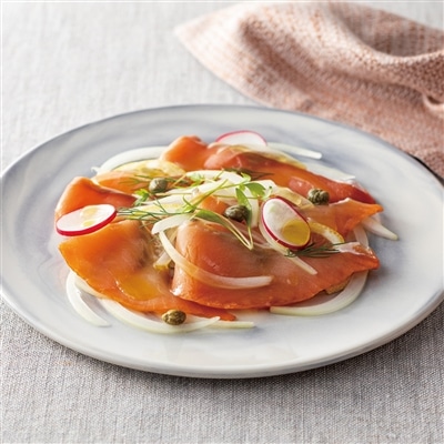 日本の極み 船上活〆大将鮭スモークサーモン 50g×5