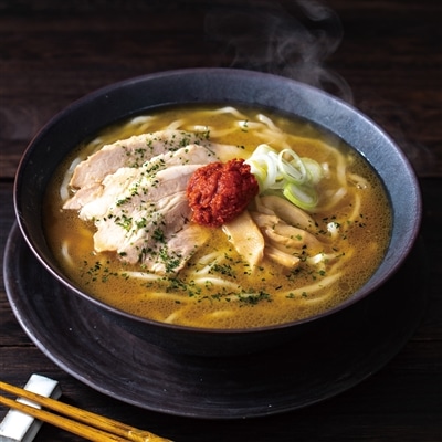 日本の極み　龍上海赤湯からみそラーメン　チャーシュー・メンマセット