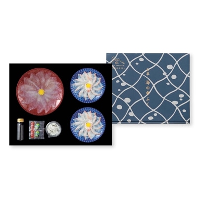 日本の極み 天草 海の幸ふく とらふぐ・真鯛刺身計295g