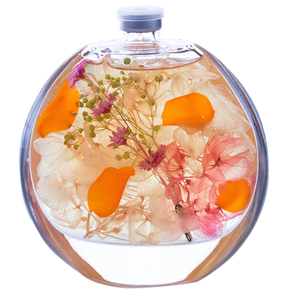 母の日 プレゼント ギフト 花 ハーバリウム 「EMARIH（えまり）」 オレンジ 送料無料（北海道・沖縄を除く）