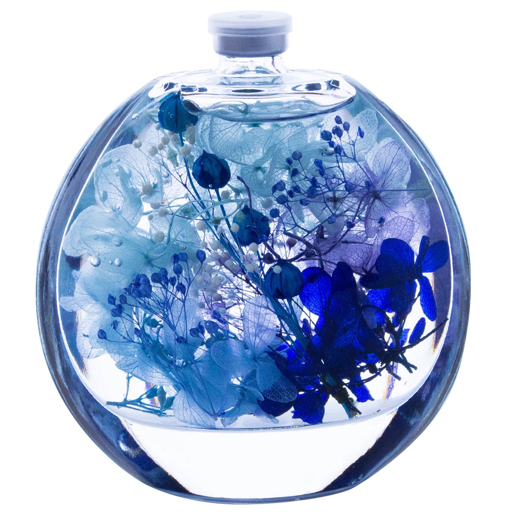 母の日 プレゼント ギフト 花 ハーバリウム 「EMARIH（えまり）」 ブルー 送料無料（北海道・沖縄を除く）