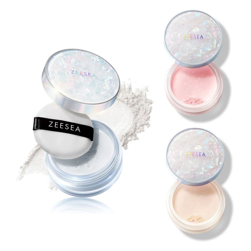 ZEESEA(ズーシー) 「0」粉感 皮脂コントロールルースパウダー5g 透明感 テカリ防止 防水 メイク崩れ防止