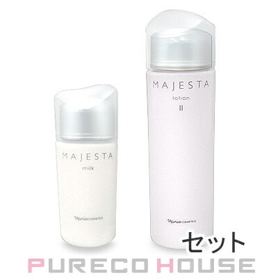ナリス化粧品 マジェスタ ローション II (保護化粧水) 180ml + ミルク 