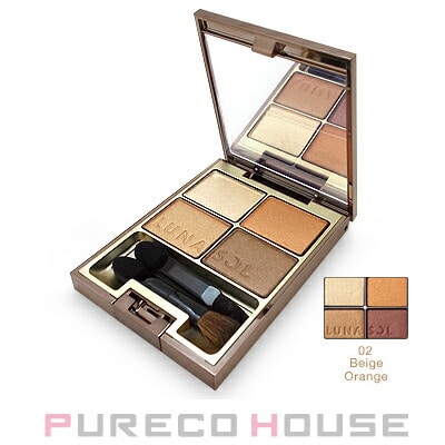 カネボウ ルナソル スキンモデリング アイズ #02 ベーシュオレンジ