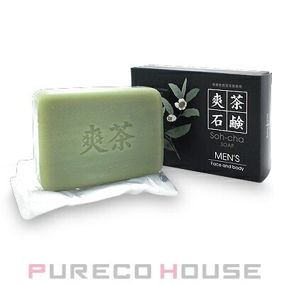 爽茶石鹸 MEN'S 100g(お茶屋さんが作ったお茶石鹸)