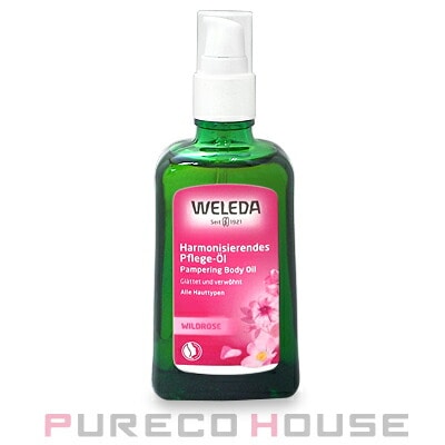 ヴェレダ ワイルドローズ ボディオイル 100ml ポンプ付
