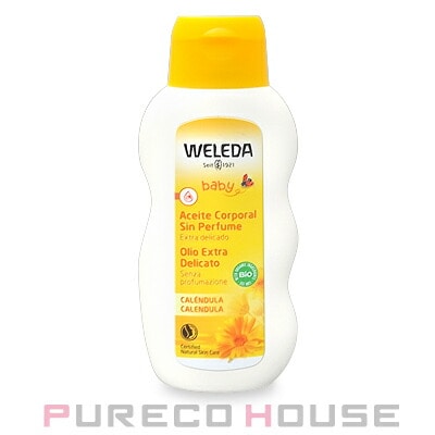 ヴェレダ カレンドラ ベビーオイル 200ml 無香料
