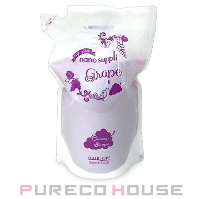 サニープレイス ナノサプリ クレンジング シャンプー グレープ 800ml レフィル