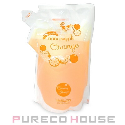 サニープレイス ナノサプリ クレンジング シャンプー オレンジ 800ml レフィル