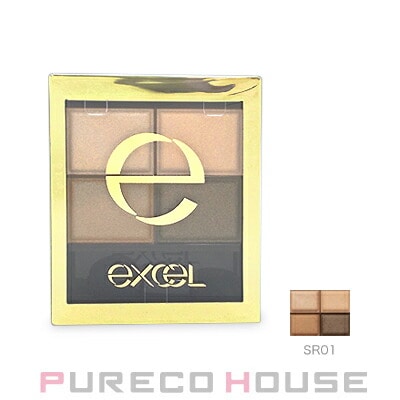 サナ エクセル スキニーリッチシャドウ #SR01 ベージュブラウン