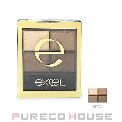 サナ エクセル スキニーリッチシャドウ #SR04 スモーキーブラウン