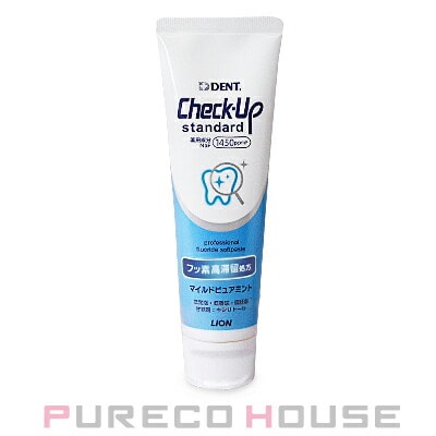 ライオン デント チェックアップ スタンダード 135g (歯科用･医薬部外品) #マイルドピュアミント