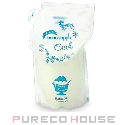 サニープレイス ナノサプリ クレンジング シャンプー クール 800ml レフィル